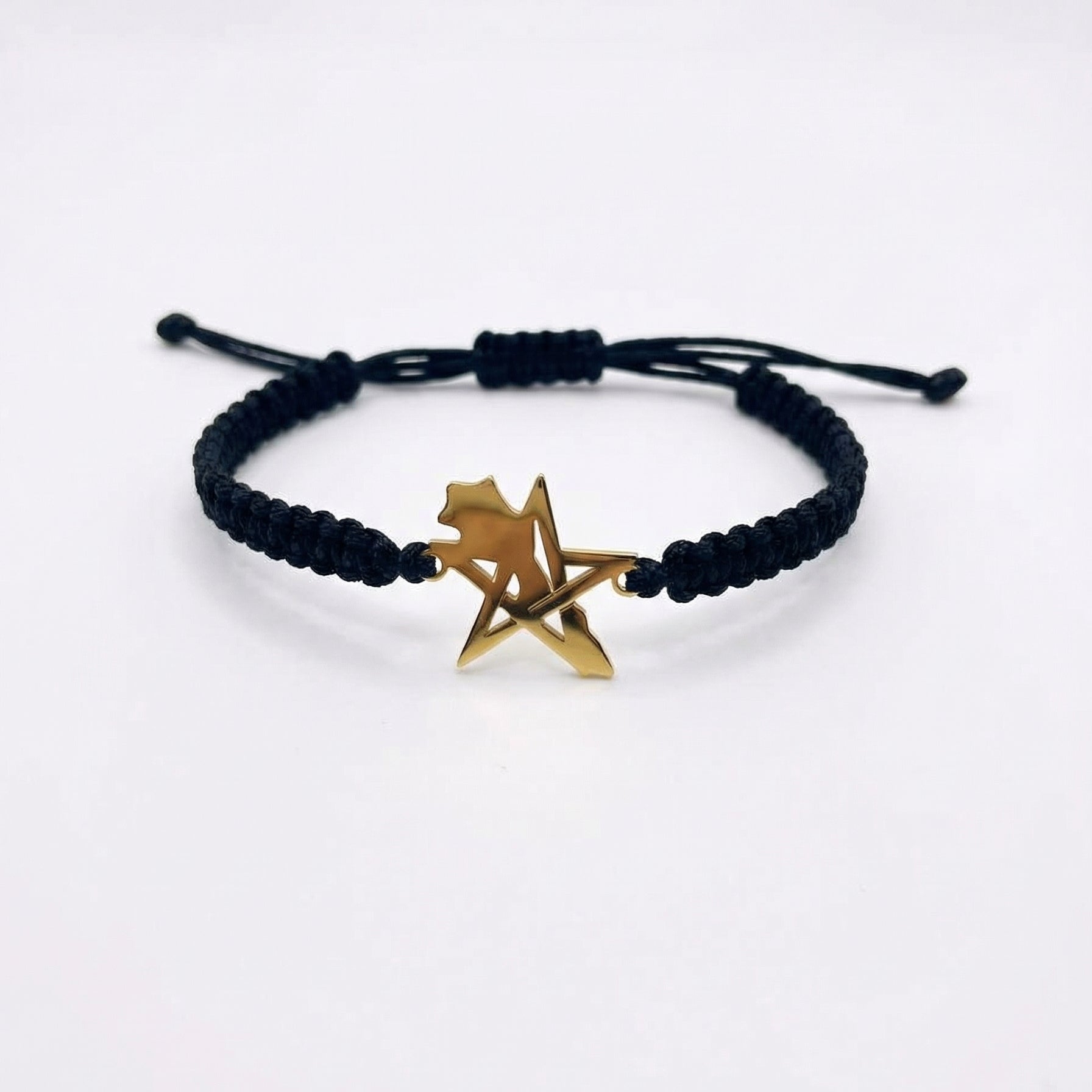 Bracelet with Star and Morocco Map