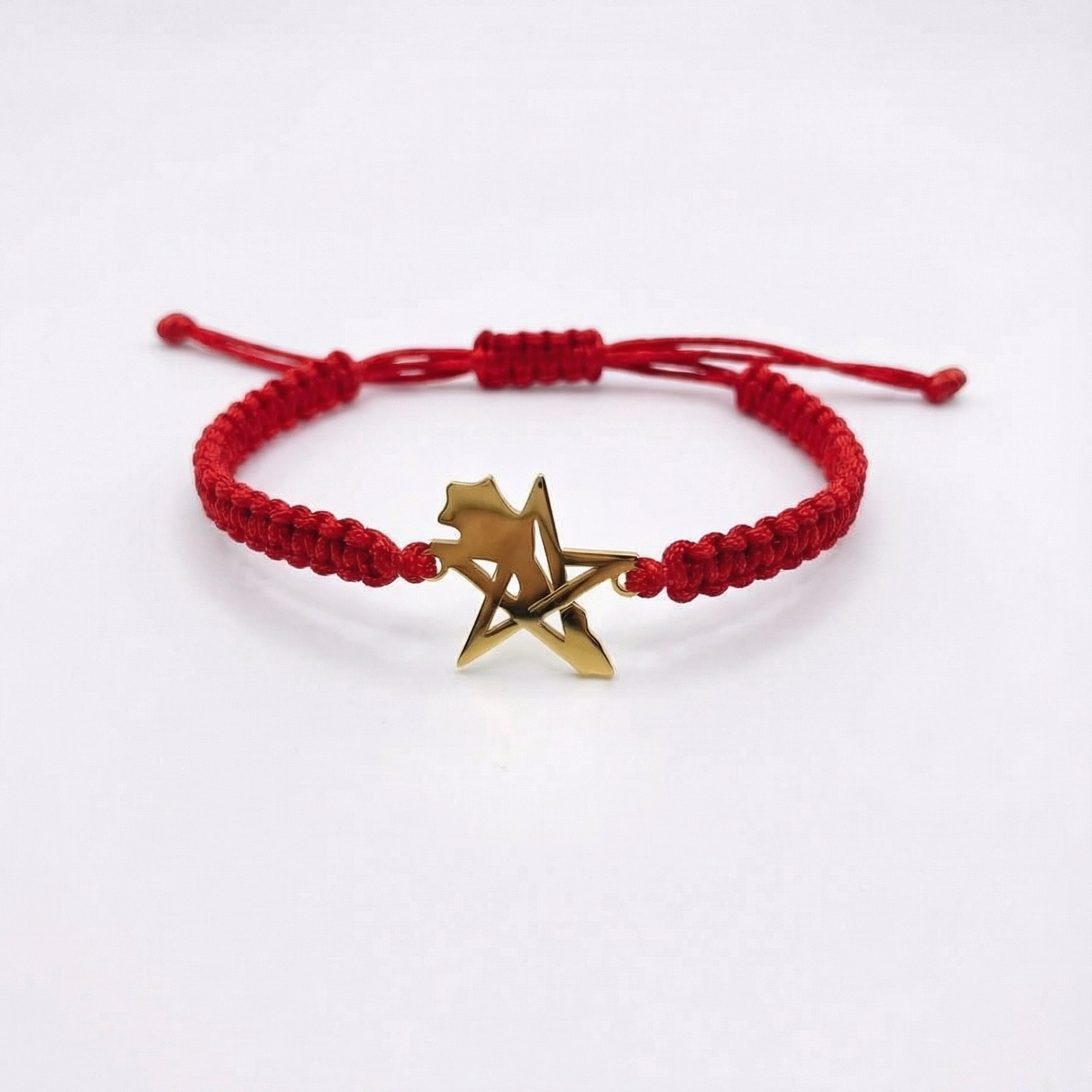 Bracelet with Star and Morocco Map