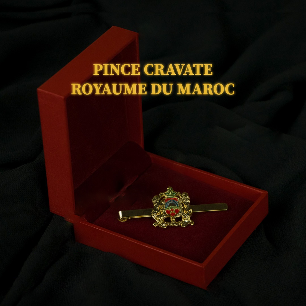 Royal Moroccan Tie Clip – Luxury Gold Finish